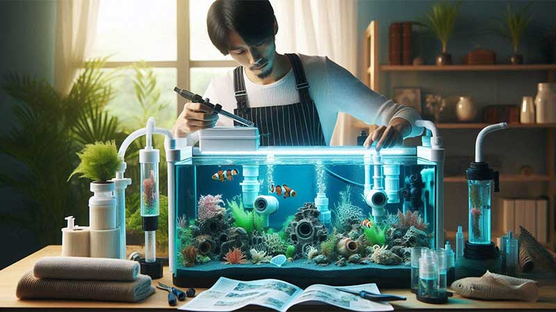 Regular aquarium filter maintenance is essential for a healthy aquatic environment.